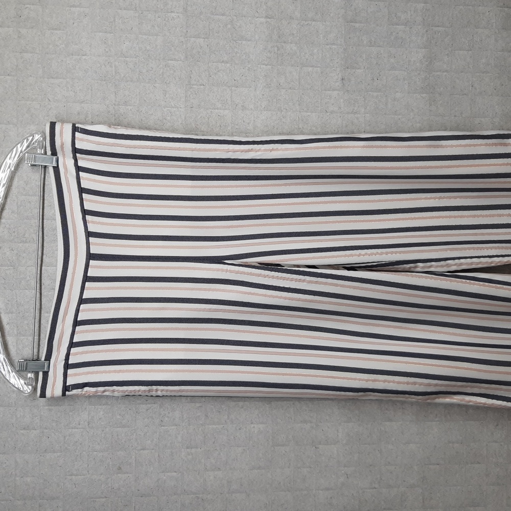 Ann Taylor LOFT Wide Leg Striped Pants